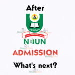 After NOUN admission, what's next